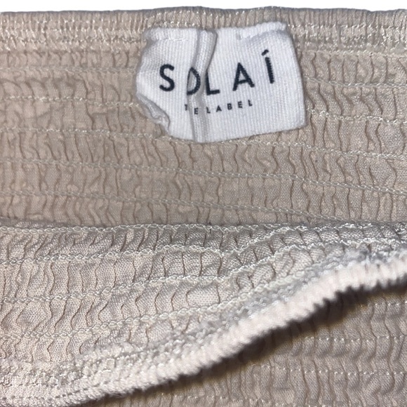 SOLAÍ THE LABEL OFF THE SHOULDER TOP SIZE LARGE - Picture 2 of 4